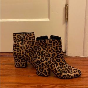 Leopard cheetah boots